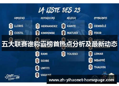 五大联赛谁称霸榜首热点分析及最新动态 五大联赛谁称霸榜首热点分析及最新动态